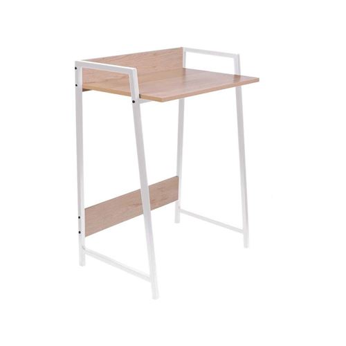 Bureau design scandinave Gemini - L. 64 x H. 54 cm - Blanc