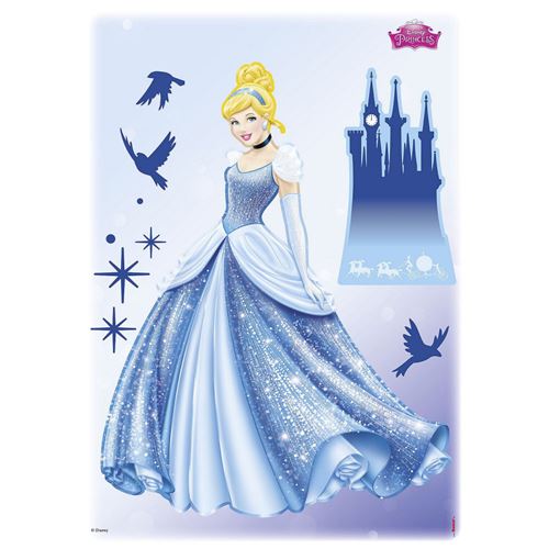 Stickers géant Cendrillon Disney