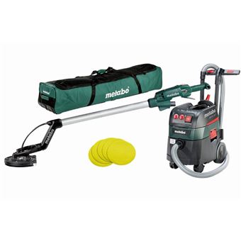 Ponceuse à bras LSV 5-225 Sac + aspirateur ASR 35 L ACP + 25 abrasifs METABO - 690885000 - 1