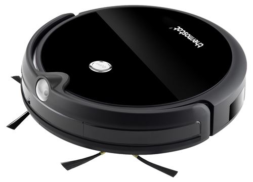 Aspirateur robot et laveur connecté Noir