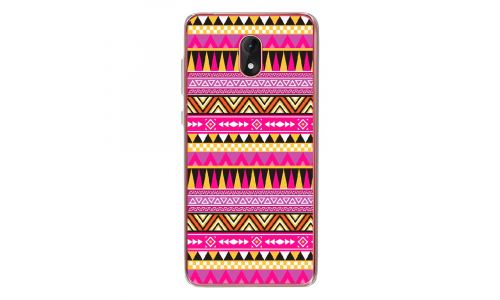 Coque souple pour Wiko Lenny 5 avec impression Motifs aztèque