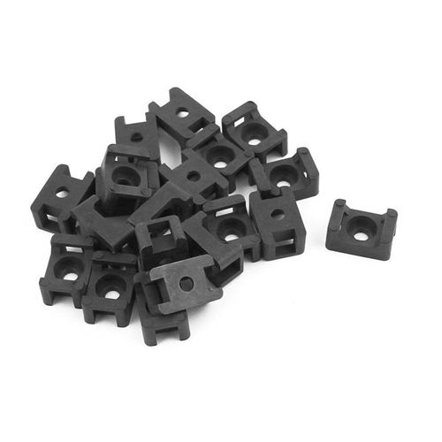 Pack Embases pour Colliers de Serrage Scotchflex™ 3M™ CTS 18 BC 23 x 14mm (100 Un) Noir