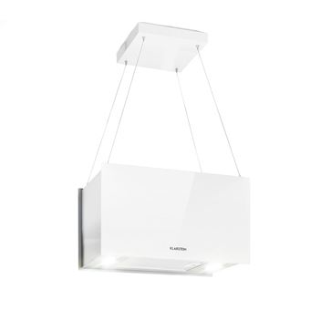 Klarstein Kronleuchter L - Hotte - hotte îlot - largeur : 60 cm - profondeur : 35 cm - recyclage - blanc - 1