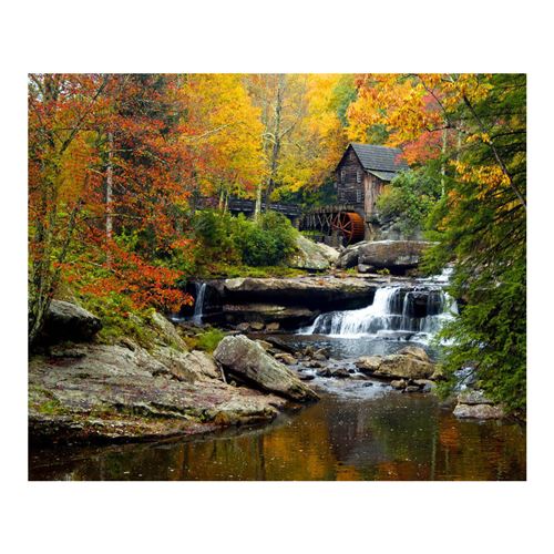 Autumn mill, photo murale intissée, 360x270 cm, 4 parts