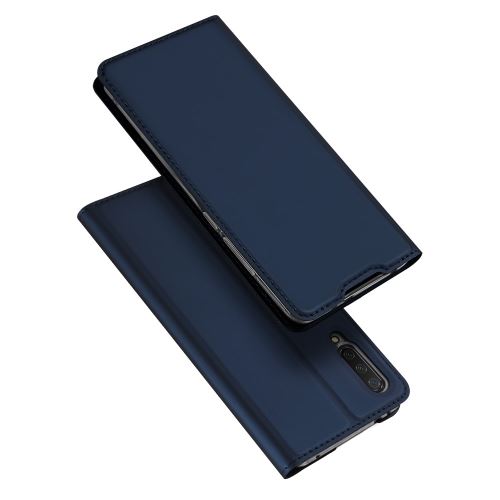 Etui en PU avec support et porte-cartes bleu pour Xiaomi Mi CC9e/Mi A3