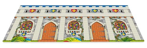 Stamp Puzzle de sol Evolutive Castle gris 14 pièces