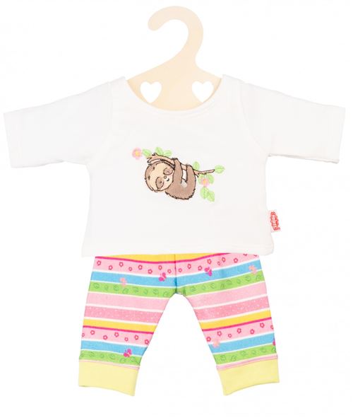 Heless pyjama de vêtements de poupée Paresseux 28-35 cm