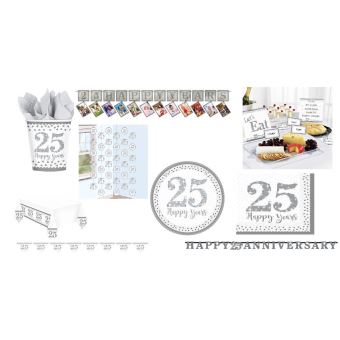 Mgs33 Maxi Kit Anniversaire 25 Ans De Mariage 16 Personnes 16 Assiettes 16 Gobelets 16 Serviettes 1 Nappe Bananieres Kit De Table Suspension Fete Joyeux Anniversaire Argente Silver Article De Fete Achat Prix Fnac Mgs33 Maxi Kit Anniversaire 25 Ans De Mariage 16 Personnes 16 Assiettes 16 Gobelets 16 Serviettes 1 Nappe Bananieres Kit De Table Suspension Fete Joyeux Anniversaire Argente Silver Article De Fete Achat Prix Fnac