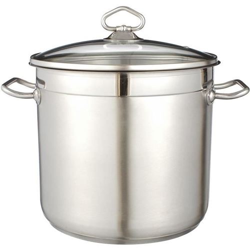 Gsw - marmite traiteur en acier inoxydable - 17 l - tous feux dont induction