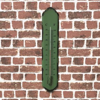 Get Wallpaper Style Ancien Grand Thermometre Vert Murale Exterieur Interieur 61 Cm Achat Prix Fnac Free