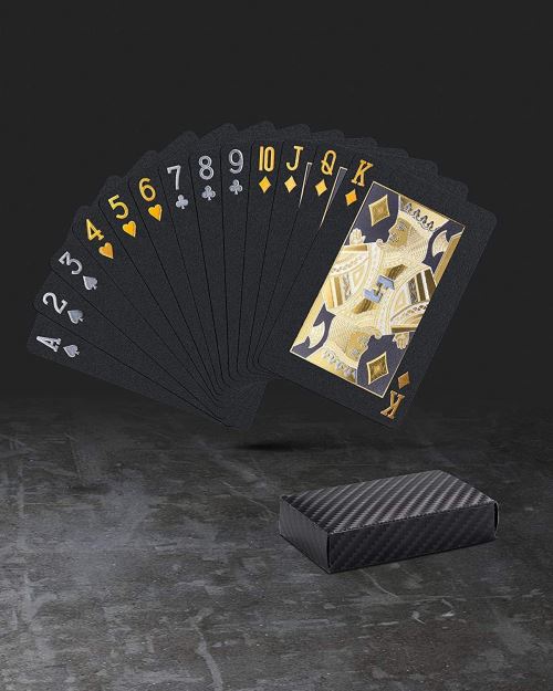 Jeu de cartes poker - Black Diamond Cartes étanches et résistantes en PVC -  Mat - Noir - Acheter sur PhoneLook
