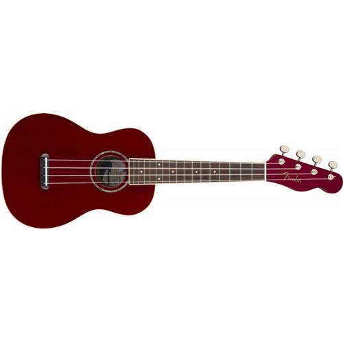 Fender - Ukulélé Zuma Candy apple red - Ukulélé concert