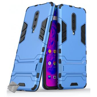 Housse etui coque rigide anti choc pour OnePlus 7 Pro + film ecran - BLEU CLAIR - htdmobiles - 1