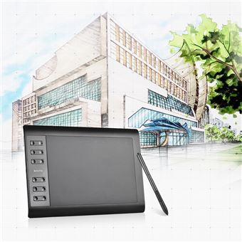 Bosto 1060 Plus Tablette Graphique 10 pouces * 6 pouces Zone de Travail 8192 Niveau Sensibilité à la Pression avec Stylet sans Batterie Sans Fil - 1