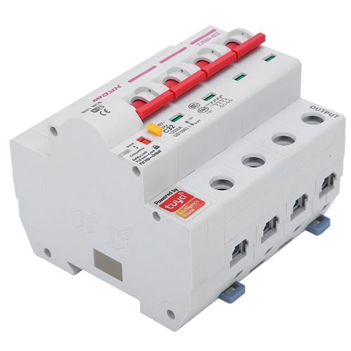 Disjoncteur Wifi Intelligent Commutateur à Distance Coque Ignifuge PA66-DSM  AC220V 4P 32A - Équipements électriques - Achat & prix