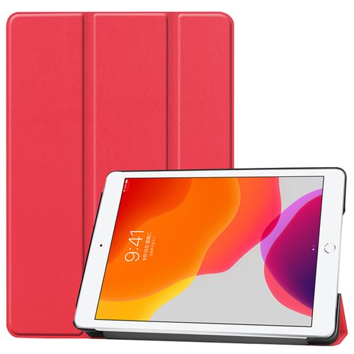 Etui pochette de protection Smartcover rouge pour Apple iPad 8 generation 2020 10,2 pouces / iPad 9 generation 2021 10.2