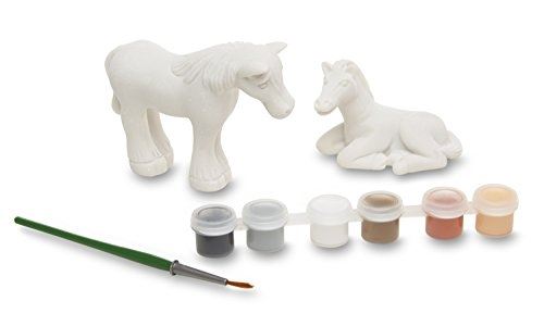 Melissa & doug - 18867 - réalise ta propre décoration - figurines de cheval - multicolore