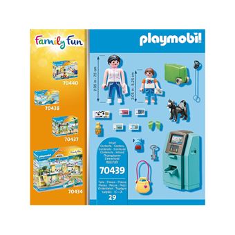 Playmobil Family Fun 70439 Vacanciers avec ATM
