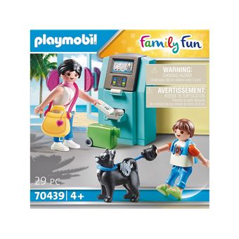 Playmobil Family Fun 70439 Vacanciers avec ATM