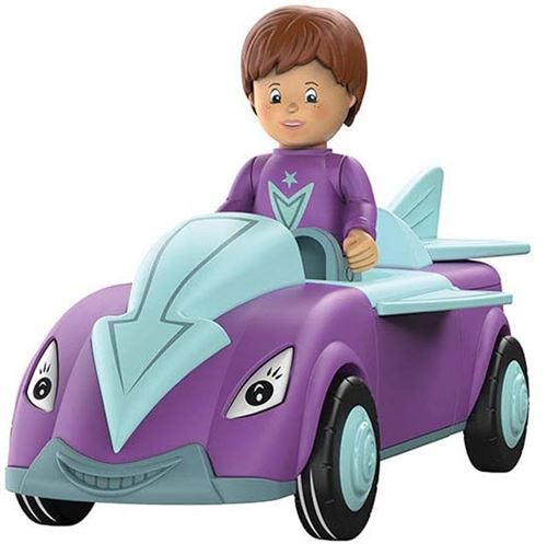 Toddys voiture jouet Jim junior 19 cm bleu/violet 2 pièces
