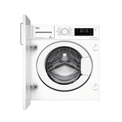 Beko WITC8410B0W - Machine à laver - intégré - largeur : 60 cm - profondeur : 56 cm - hauteur : 82 cm - chargement frontal - 55 litres - 8 kg - 1400 tours/min - blanc État correct - N/A reconditionné disponible sur Fnac