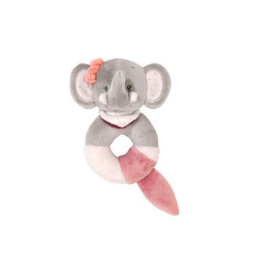 NATTOU-Hochet anneau elephant adele et valentine