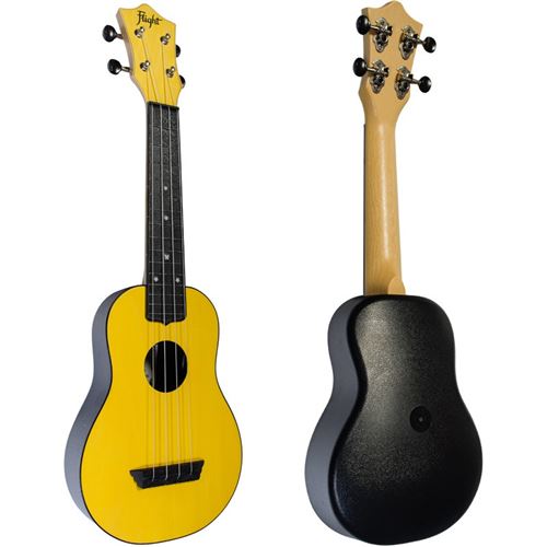 Flight TUS35 - ukulele travel en ABS - Yellow