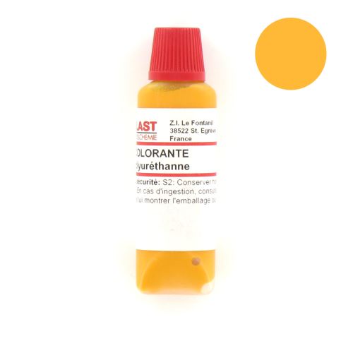 Pate colorante pour résine Soloplast 10g jaune opaque