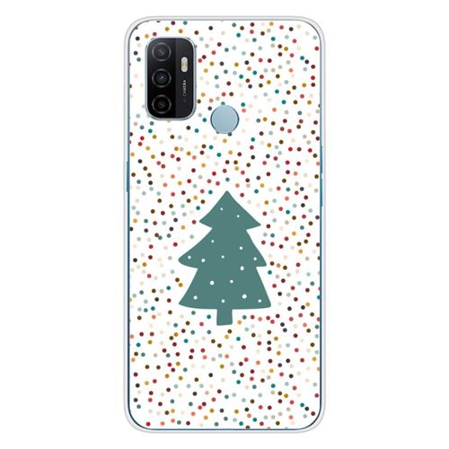 Coque en silicone imprimée compatible Oppo A53S NO Sapin de Noël