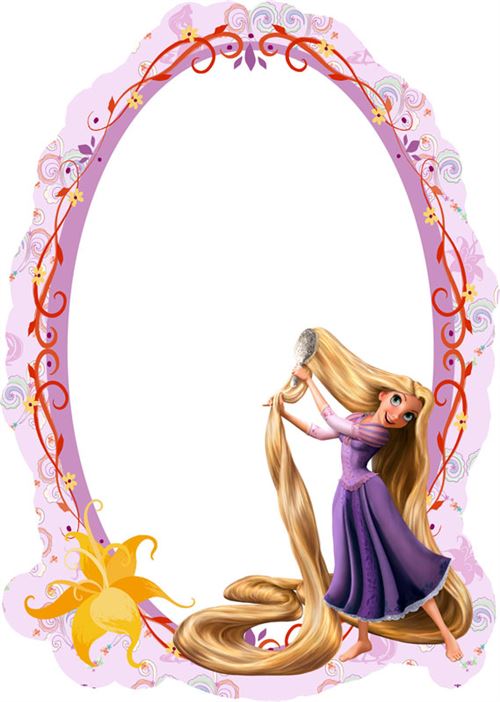 Miroir Princesse Raiponce Disney