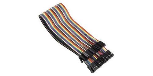 Nappe de liaison 40 broches 30 cm femelle vers femelle Velleman VMA415 adapté aux cartes: Arduino 1 pc(s)