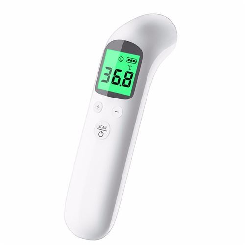 Thermomètre frontal sans contact infrarouge numérique pour bébé adulte -blanc