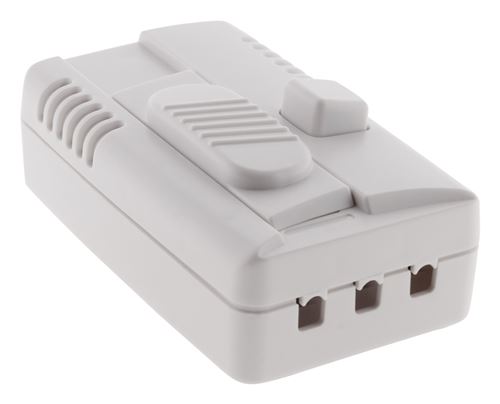 Elexity - Variateur de lumière à pied à câbler - Compatible LED - Blanc