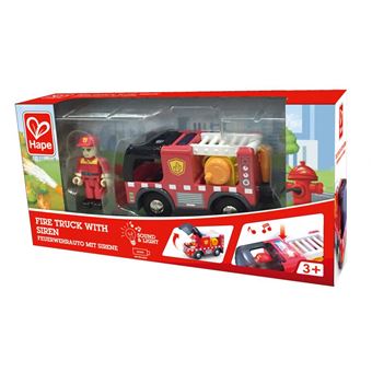 Camion de pompiers 57cm à roues libres, avec son, lumières et parties  mobiles. Piles fournies. Dès 3 ans. DICKIE TOYS Pas Cher 