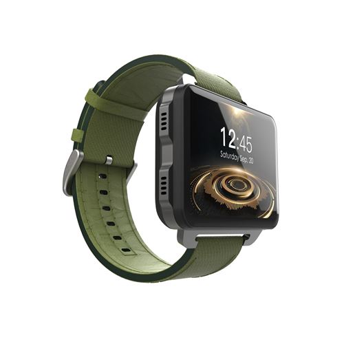 LEMFO LEM4 PRO montre intelligente grand écran 1200mAh grande batterie 1 + 16g de mémoire vert