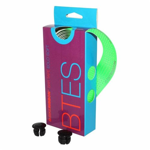 Ruban de guidon bikeribbon eolo soft vert fluo