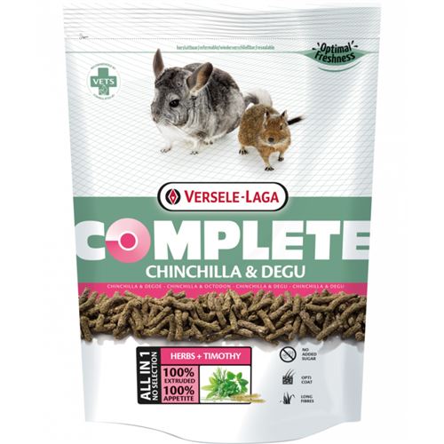 alimentation Extrudés tout-en-un riches en fibres 500g pour chinchillas et octodons