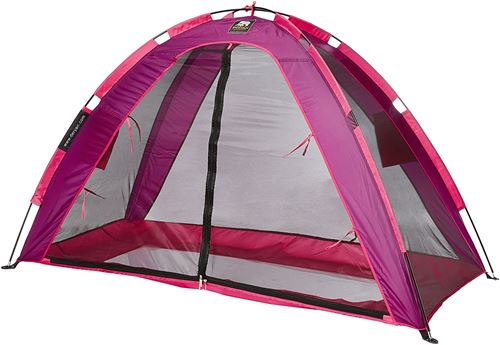 Deryan Tente de Lit Rose , Hauteur x longueur x largeur : 100 cm x 150 cm x 70 cm