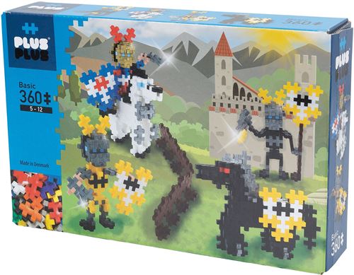 Box Mini Basic 360 pièces Plus Plus Tournoi médiéval