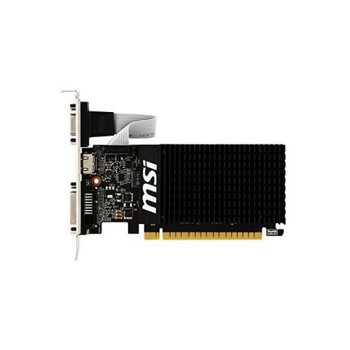 MSI GT 710 2GD3H LP Carte graphique GF GT 710 2 Go DDR3 PCIe 2.0 x16 profil bas DVI D Sub HDMI Carte graphique Achat prix fnac