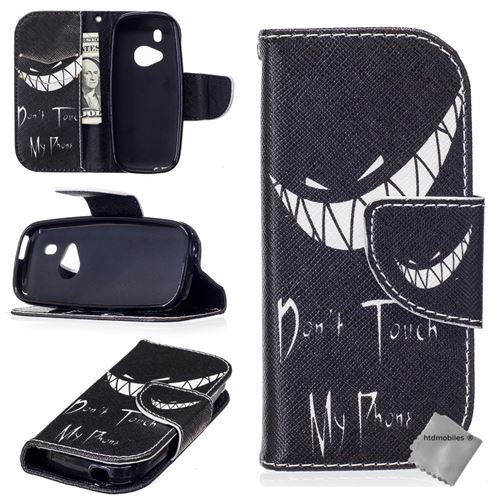 Housse etui coque portefeuille PU cuir pour Nokia 3310 (2017) avec film ecran - Design 2