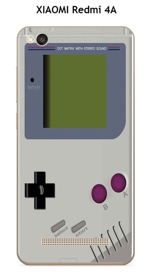 Coque XIAOMI Redmi 4A design Game Boy Glacier Gray