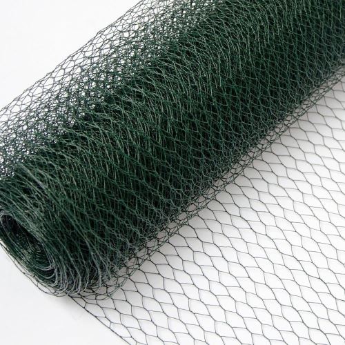 Grillage Métallique pour Cloture Maillage Hexagonal 13x13mm Longueur 25m Hauteur 50cm Clôtur