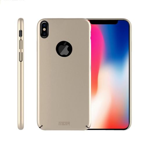 iPhone X Coque Protection Plastique Doré Coque Protection Plastique Bouclier Arrière ALS48143