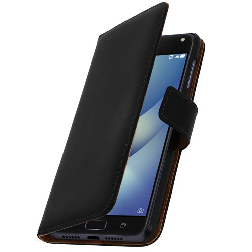 Etui Asus Zenfone 4 Max ZC520KL Housse Cuir Portefeuille Fonction stand - Noir