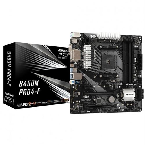 ASROCK B450M-Pro 4-F