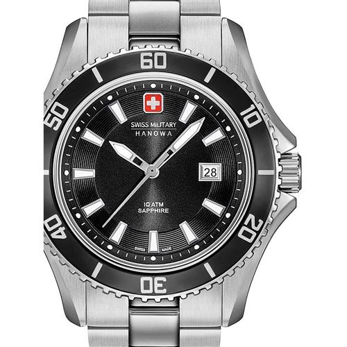 Swiss Military Hanowa Montre Femme 06-7296.04.007 Noir