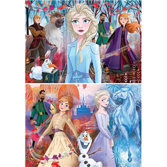 Puzzle 2x20 pièces Clementoni Supercolor Disney Frozen 2