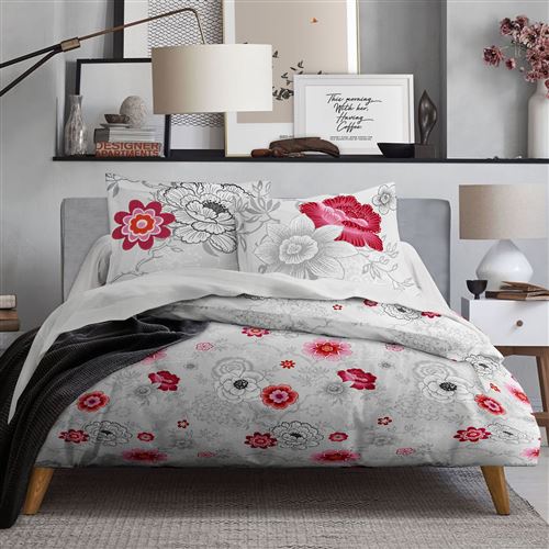 Parure de lit zippée Rosa MAWIRA - 260 x 240 cm