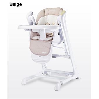133 48 Sur 2en1 Chaise Haute Avec Balancelle Bebe Enfant Chaise Repas Transat Reglable En Hauteur Chaise Bebe Portable Evolutive Beige Autre Mobilier Bebe Achat Prix Fnac